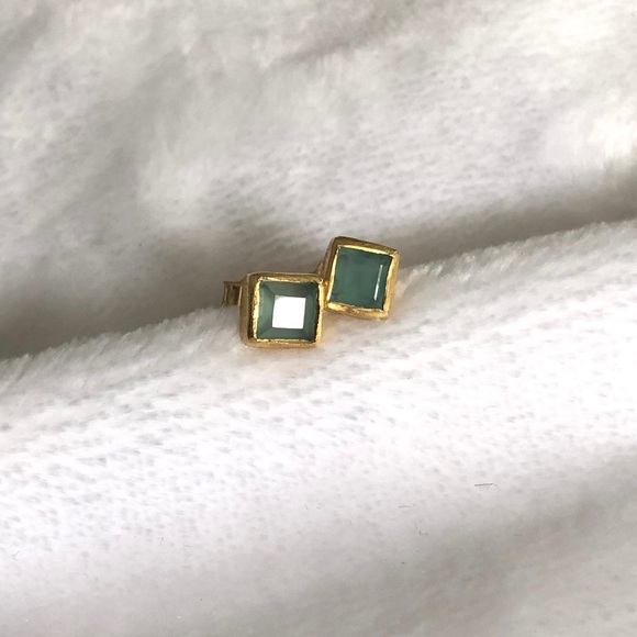 ten thousand villages Jewelry - Small Square Studs